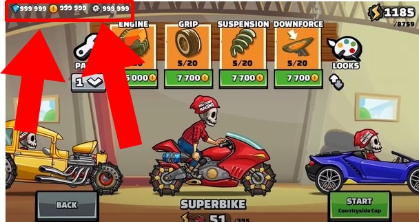 Hill Climb Racing 2 MOD APK (Unlimited Coins/ Diamonds) APK for Android  Free Download - Android4Fun